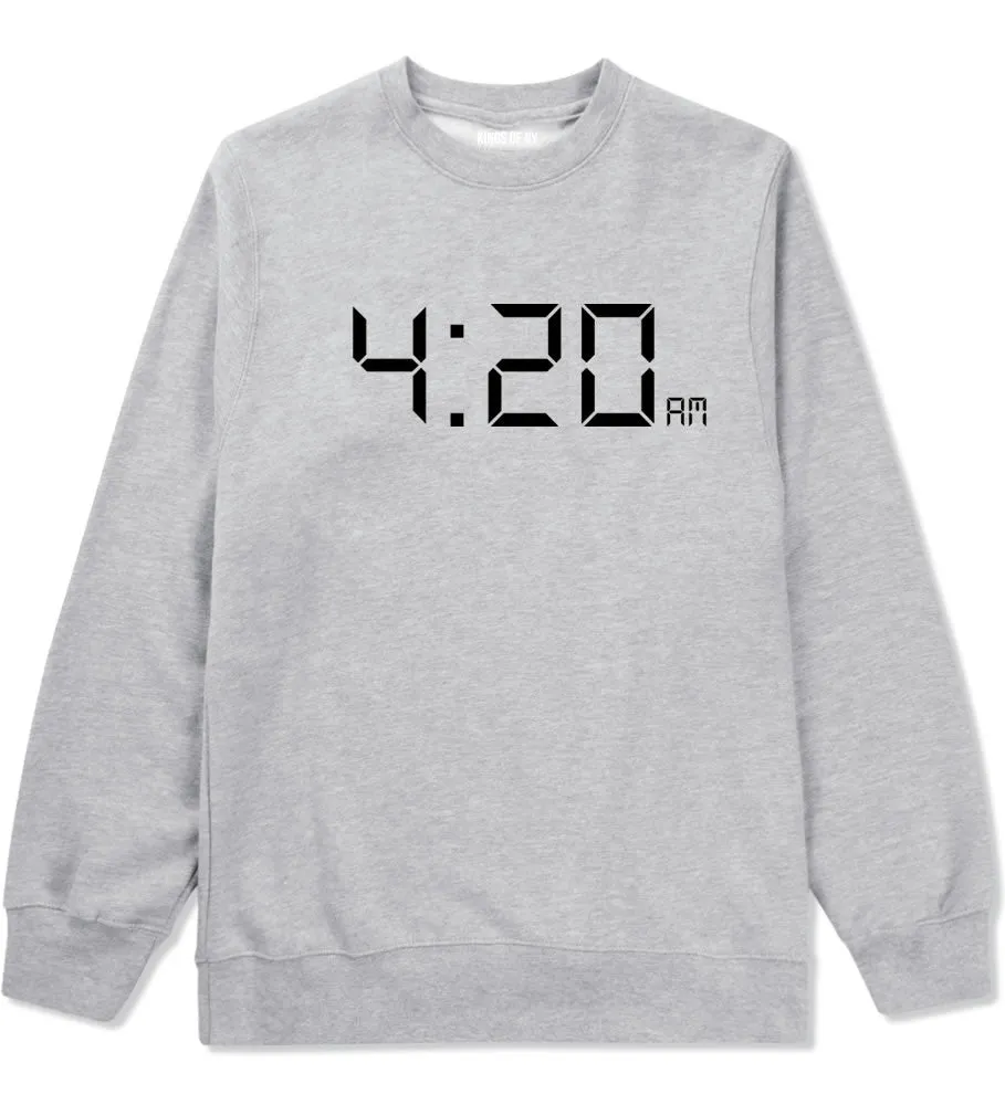 420 Time Weed Somker Boys Kids Crewneck Sweatshirt