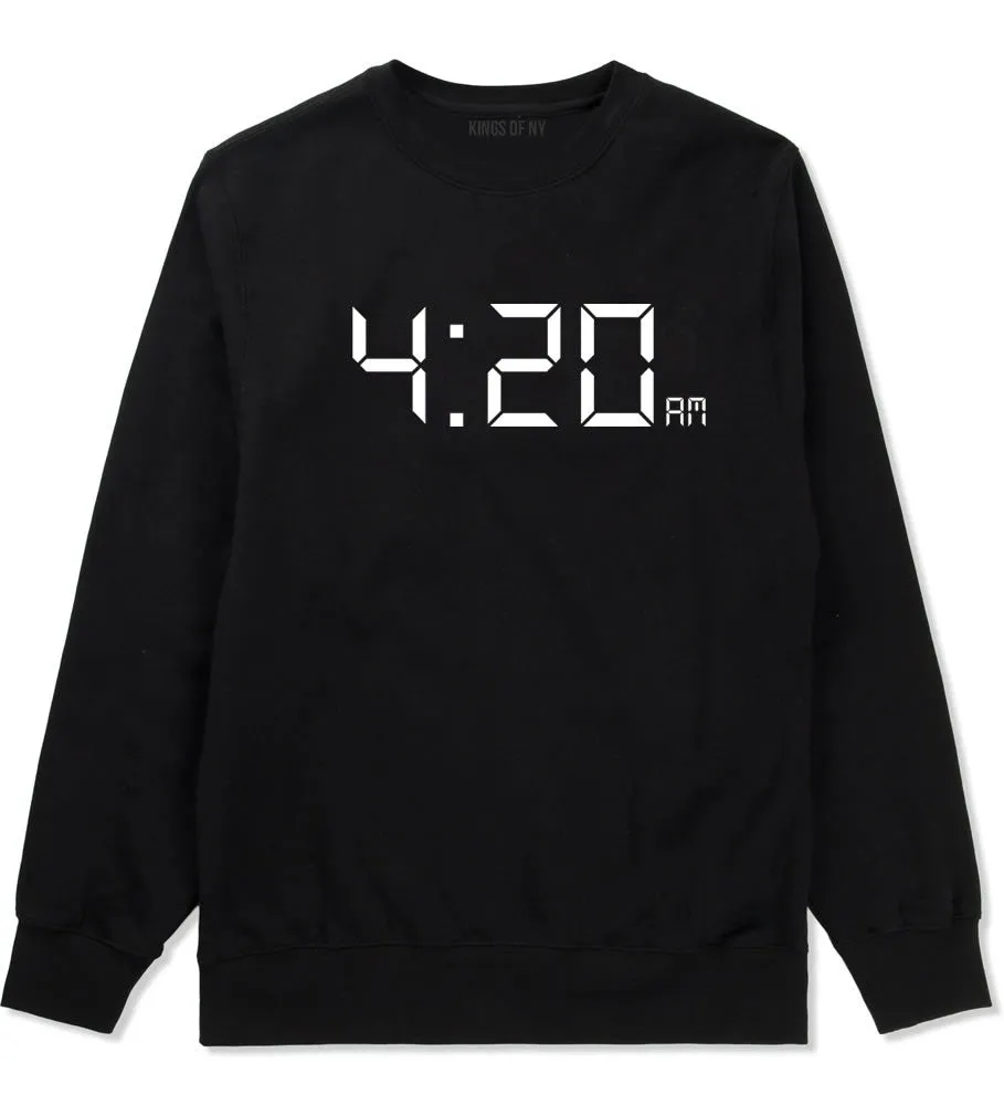 420 Time Weed Somker Boys Kids Crewneck Sweatshirt
