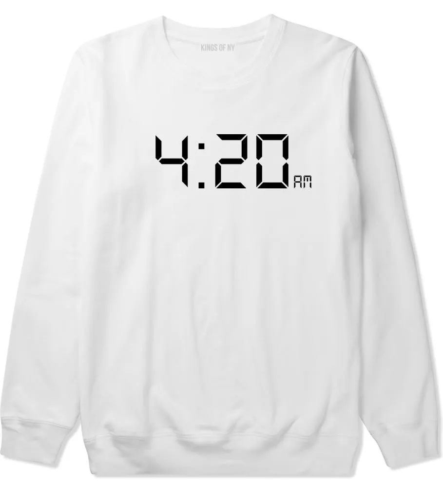 420 Time Weed Somker Boys Kids Crewneck Sweatshirt