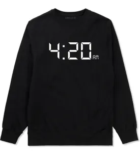 420 Time Weed Somker Boys Kids Crewneck Sweatshirt