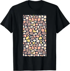 Abstract Terrazzo Colorful Geometric Minimalist T-Shirt