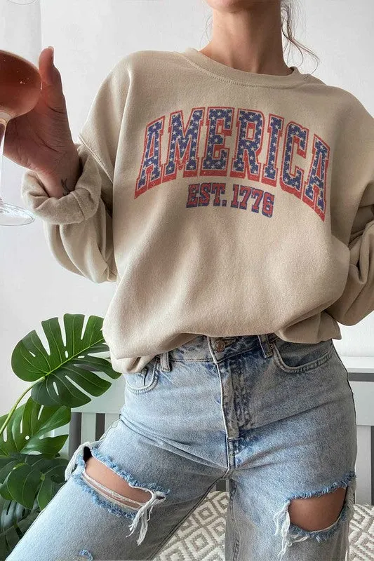 AMERICA GRAPHIC SWEATSHIRT