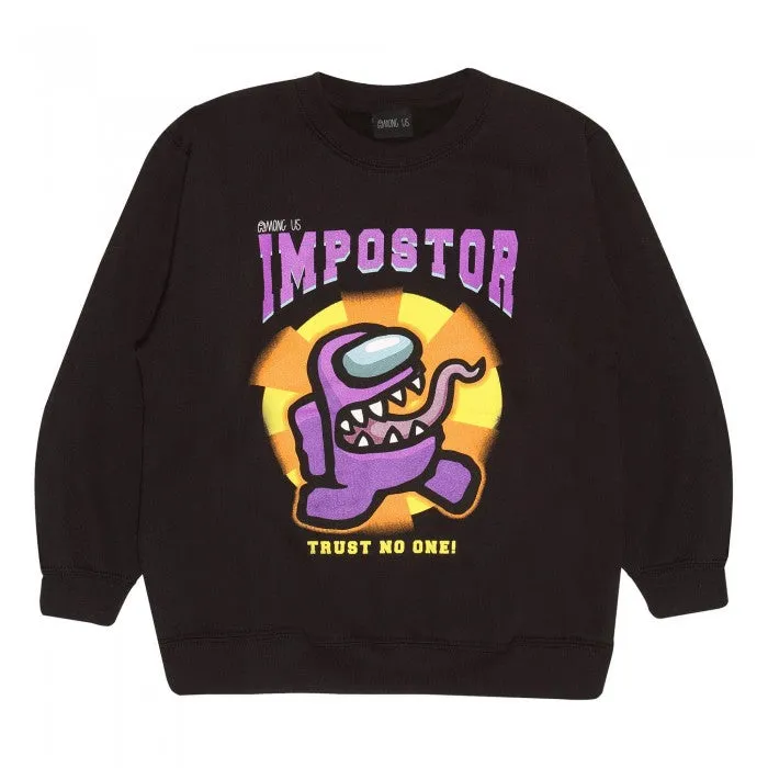 Among Us Childrens/Kids Trust No One! Sweatshirt