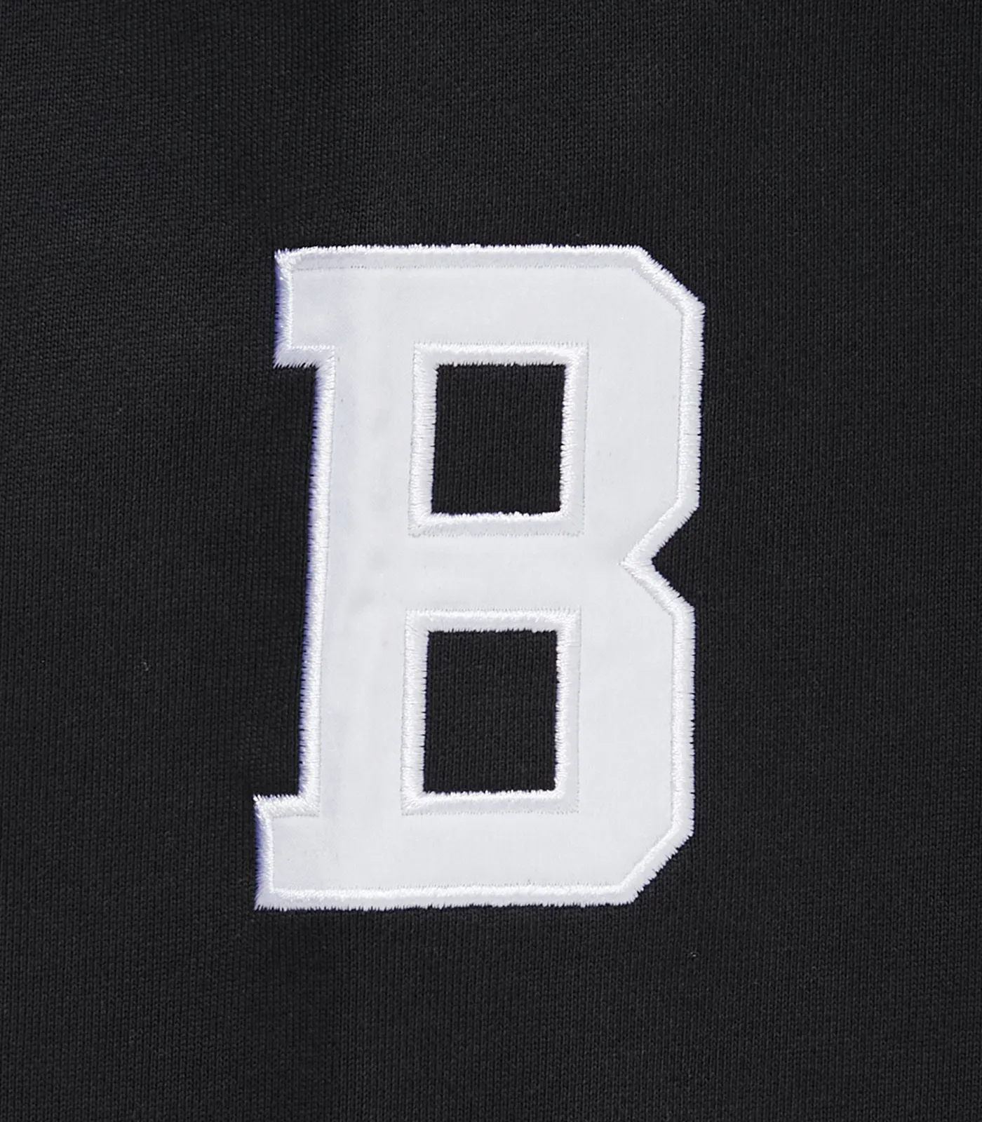 APPLIQUE LOGO SWEATSHIRT 'B' - BLACK