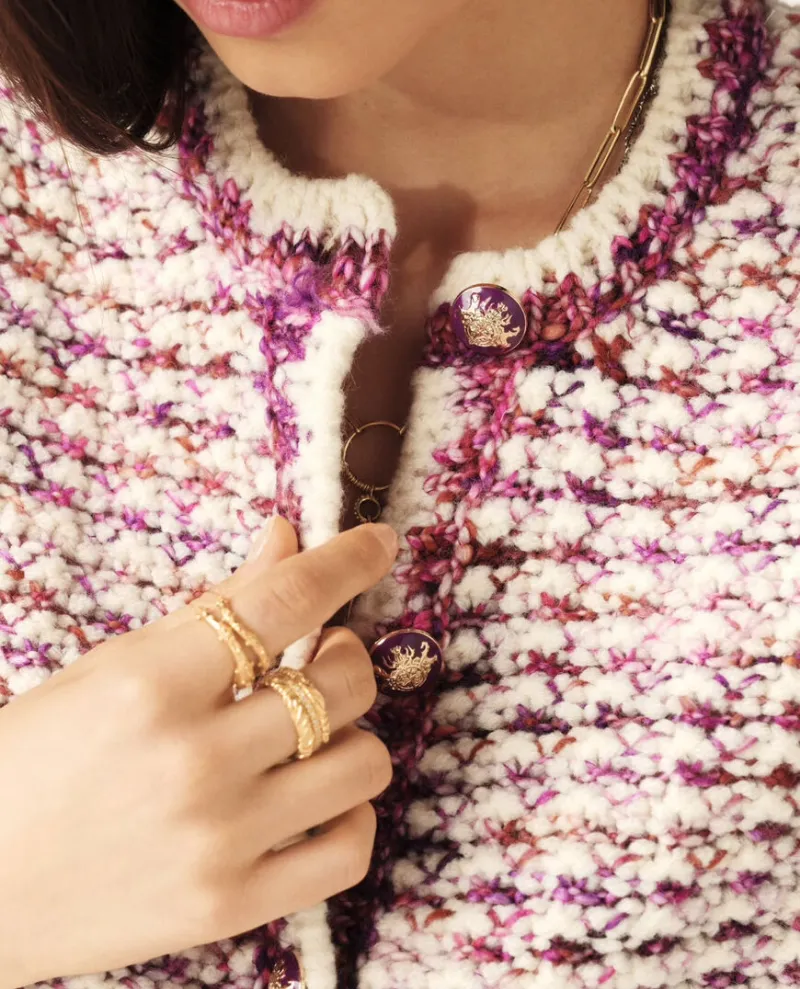 Ba&sh Beloni Cream Ecru Cardigan: Elegant and Cozy