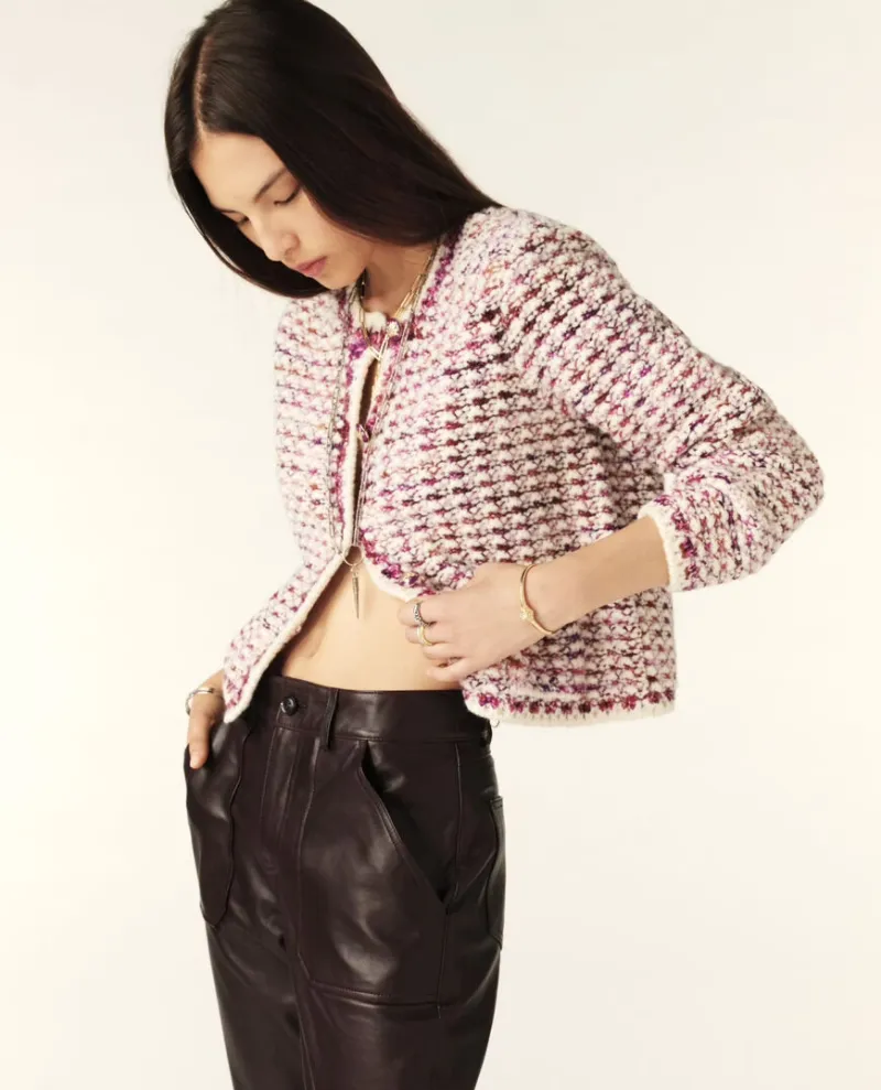 Ba&sh Beloni Cream Ecru Cardigan: Elegant and Cozy