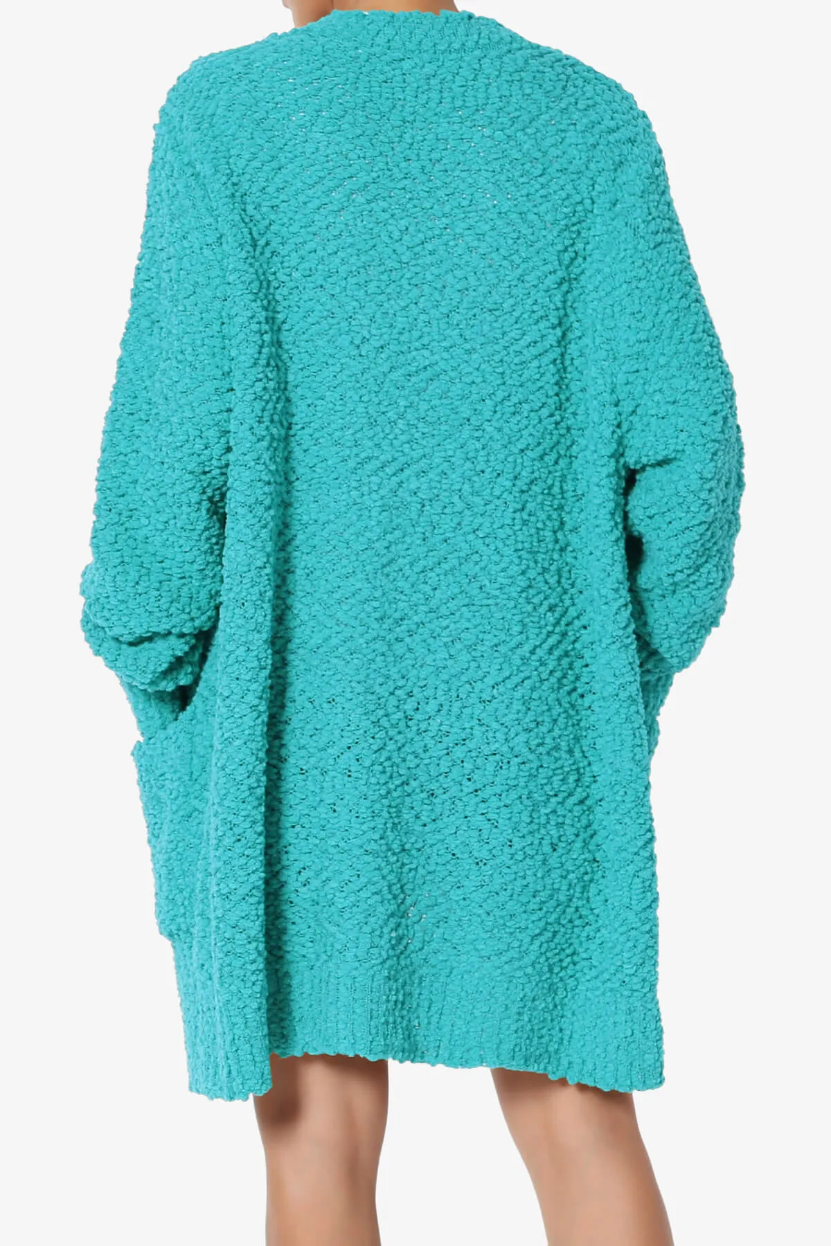 Barry Soft Popcorn Knit Sweater Cardigan PLUS