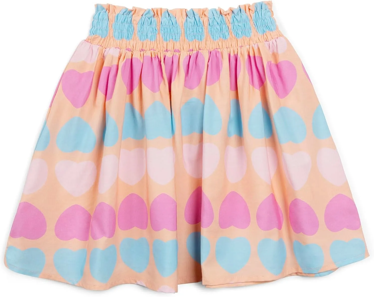 Bluey Girls Square Neck T-Shirt and Smocked Skirt Toddler to Big Kid Sizes (2T - 10-12)