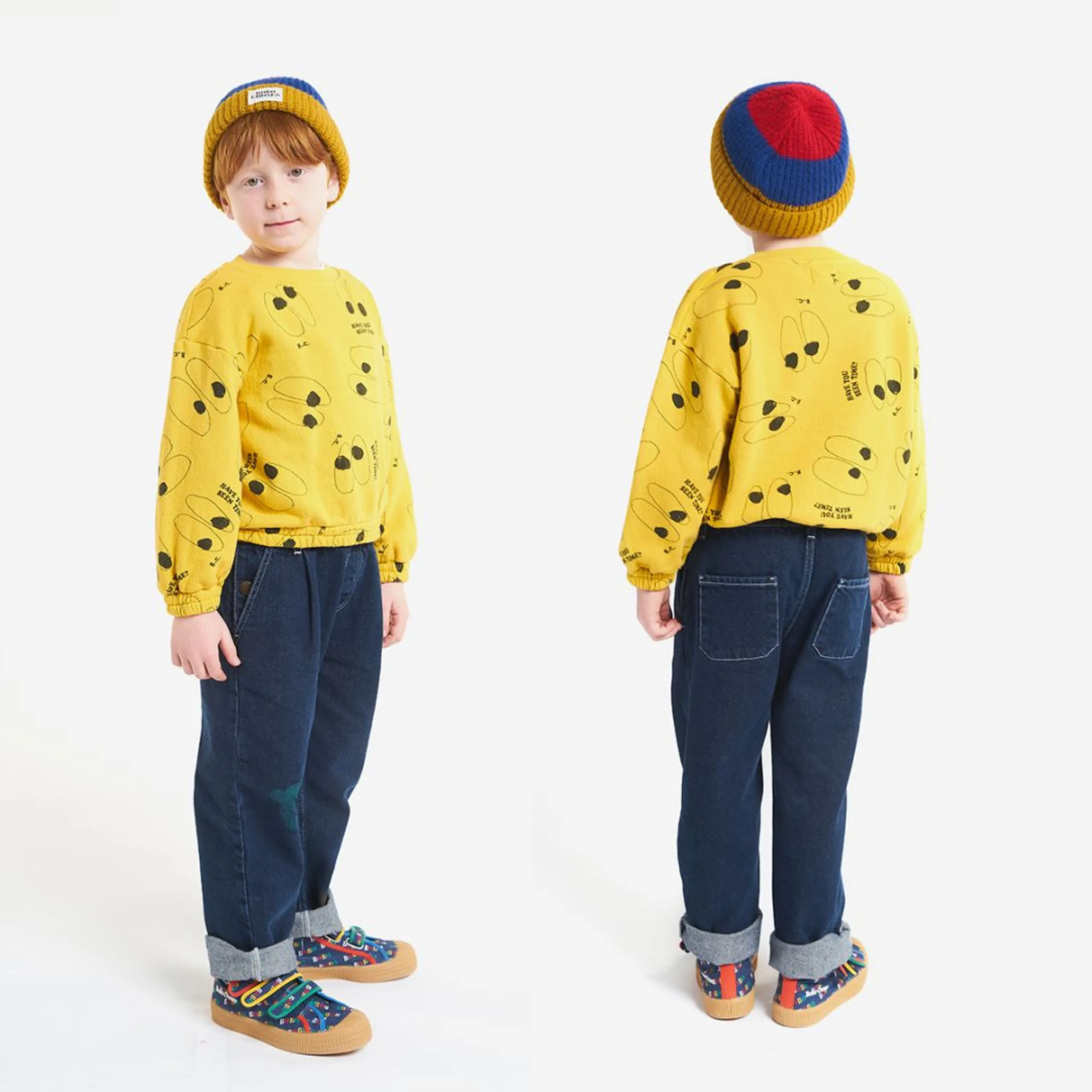 Bobo Choses Eyes  All Over Sweatshirt