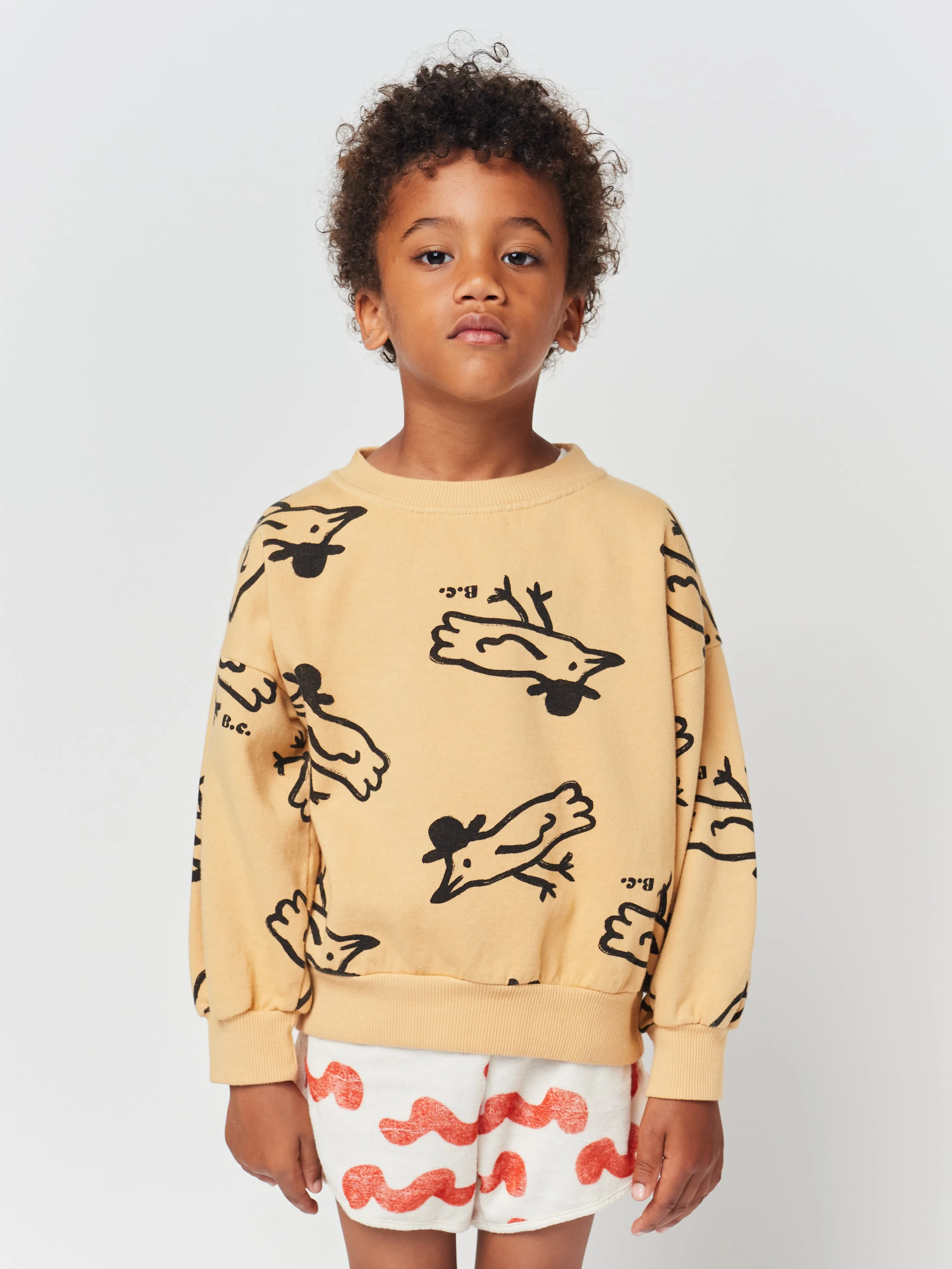 Bobo Choses Mr Birdie All Over Sweatshirt