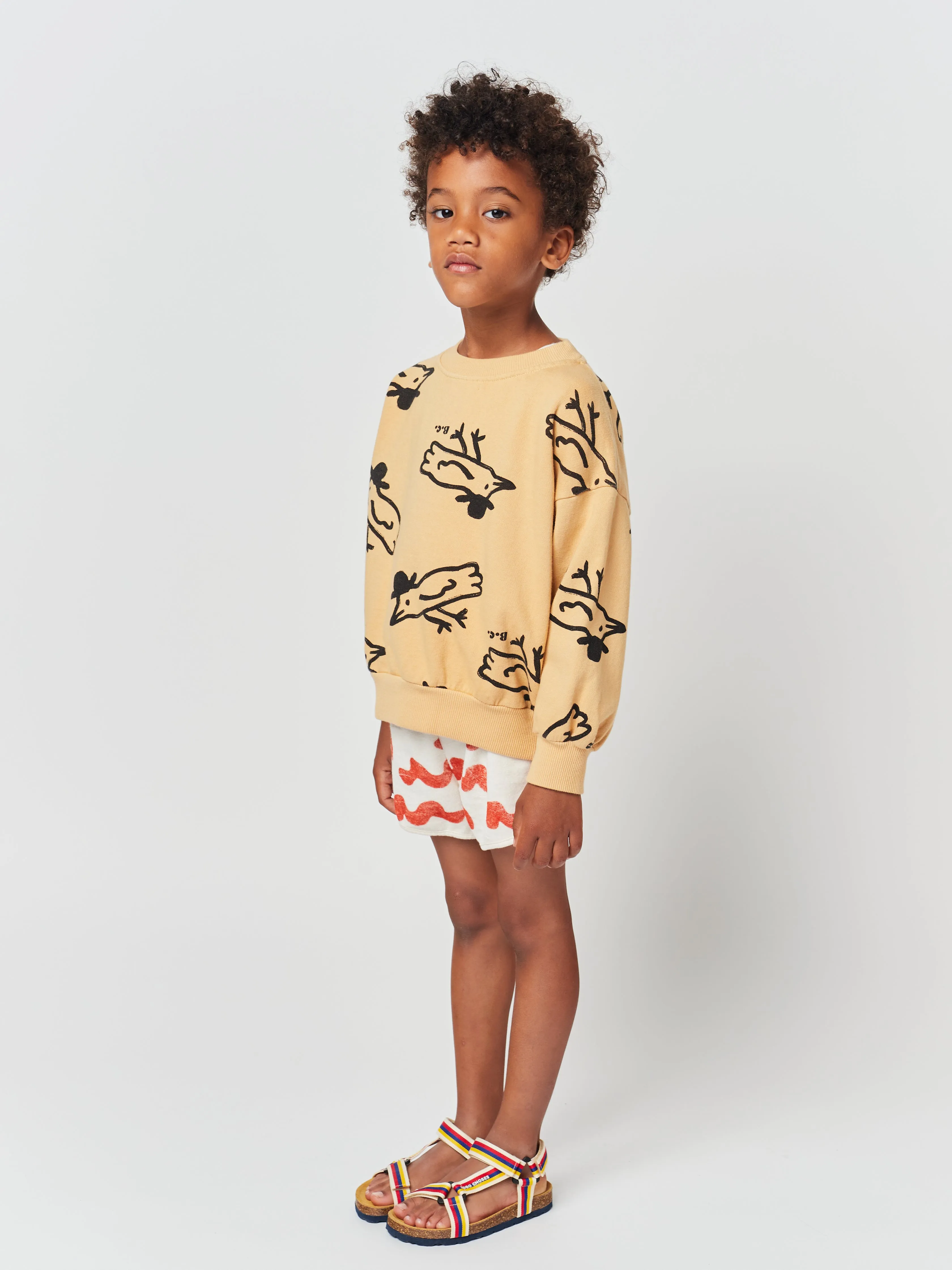 Bobo Choses Mr Birdie All Over Sweatshirt