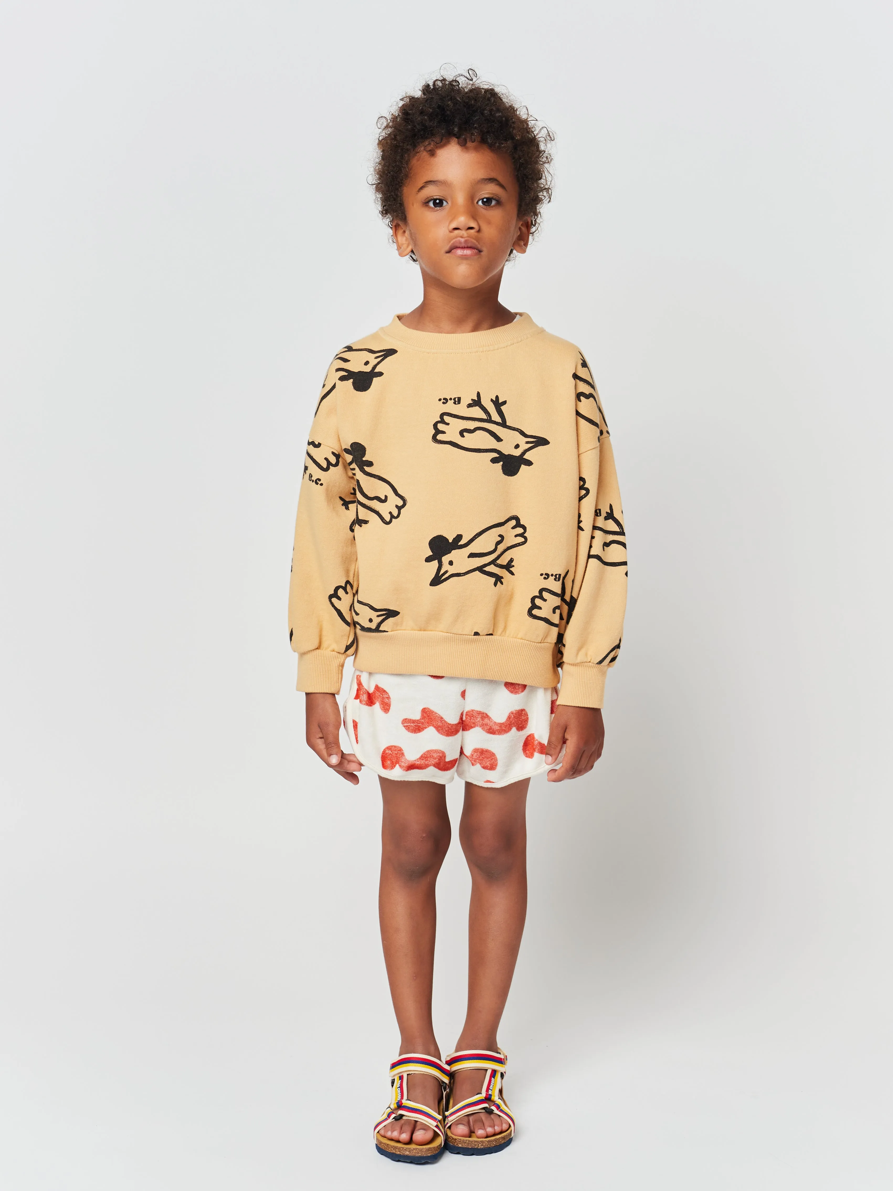 Bobo Choses Mr Birdie All Over Sweatshirt
