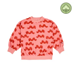 Bobo Choses Waves all over terry sweatshirt