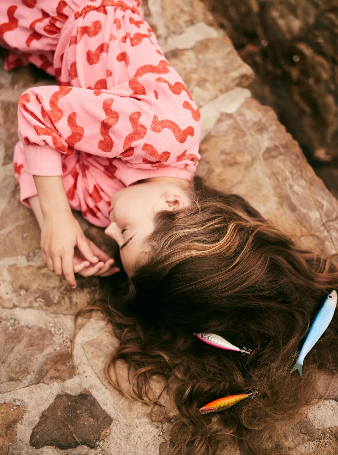 Bobo Choses Waves all over terry sweatshirt