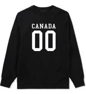 Canada Team 00 Jersey Boys Kids Crewneck Sweatshirt