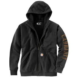 Carhartt 105443 Unisex Rain Defender Loose Fit Fleece Lined Logo Graphic Sweatshirt