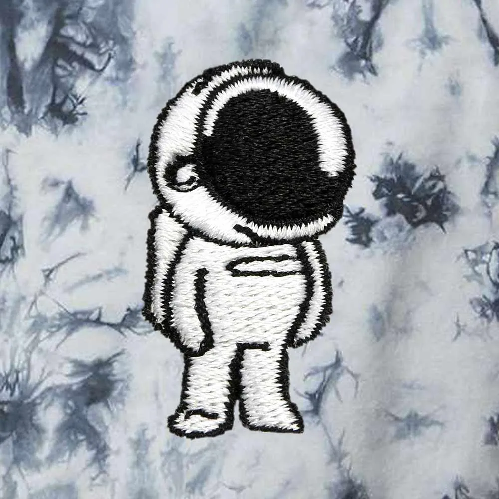 Dalix Astronaut Tie Dye Crewneck Sweatshirt