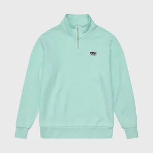 Erstwhile - Sweatshirt Zip Waaier | Honeydew Green