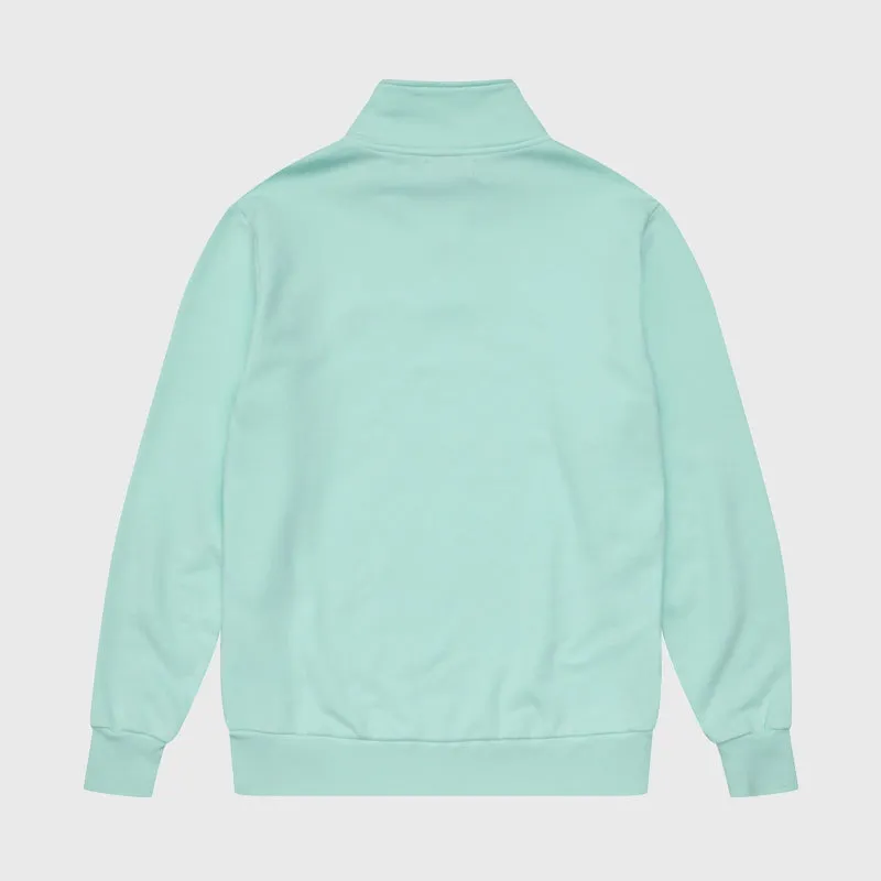 Erstwhile - Sweatshirt Zip Waaier | Honeydew Green