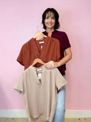 For A Moment Blouse (three colors)