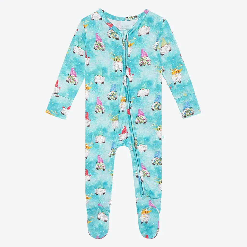 Gnomey Zippered Footie