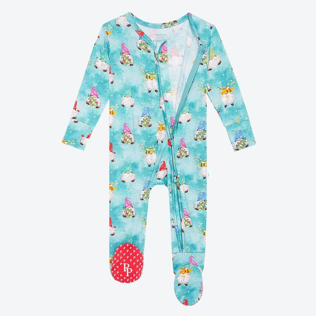 Gnomey Zippered Footie