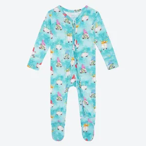 Gnomey Zippered Footie