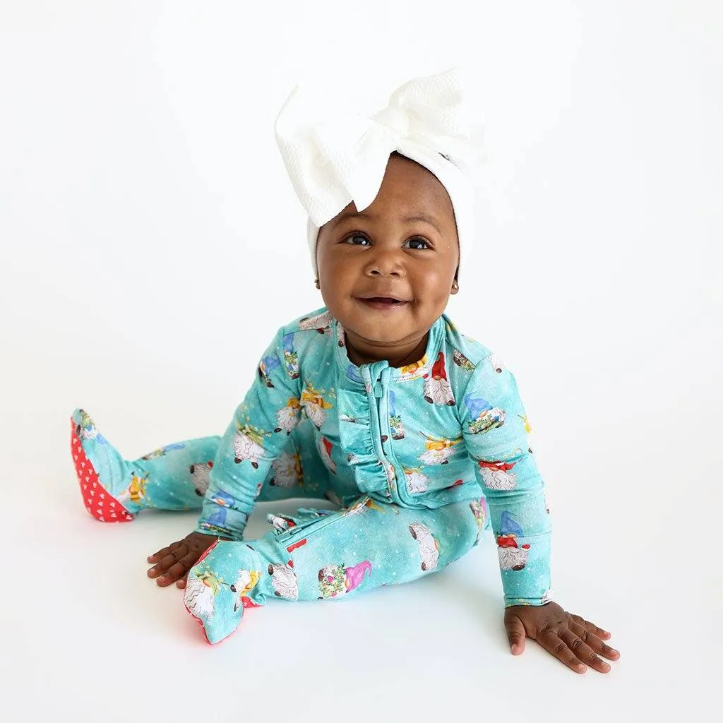 Gnomey Zippered Footie