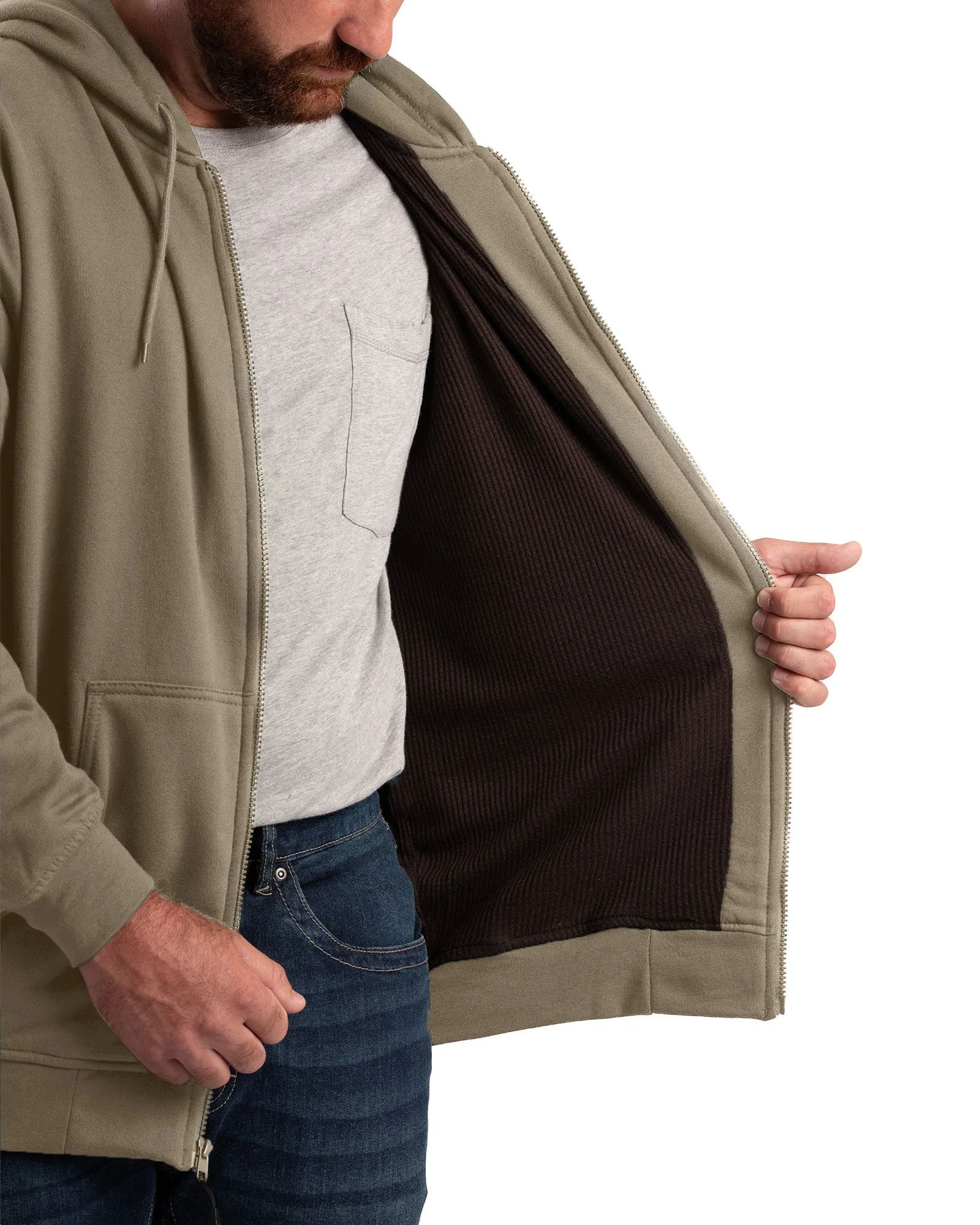 Heritage Thermal-Lined Full-Zip Hooded Sweatshirt