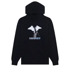 HOCKEY ANGEL HOODIE BLACK