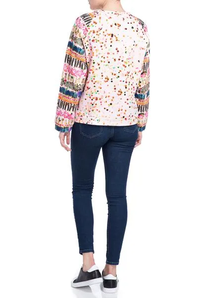 JANE CARR Jungle Pastel Sweater