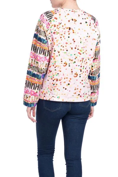 JANE CARR Jungle Pastel Sweater