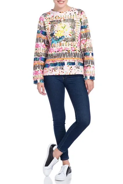 JANE CARR Jungle Pastel Sweater