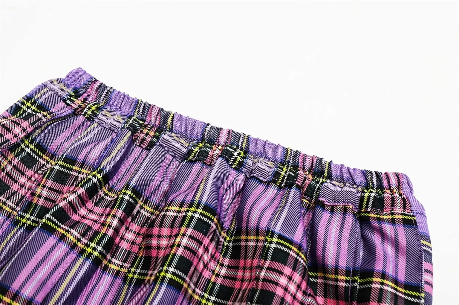Joe Wenko Girls Women's Pleated Skirt, High Waist School Uniform A-Line Short Skirt