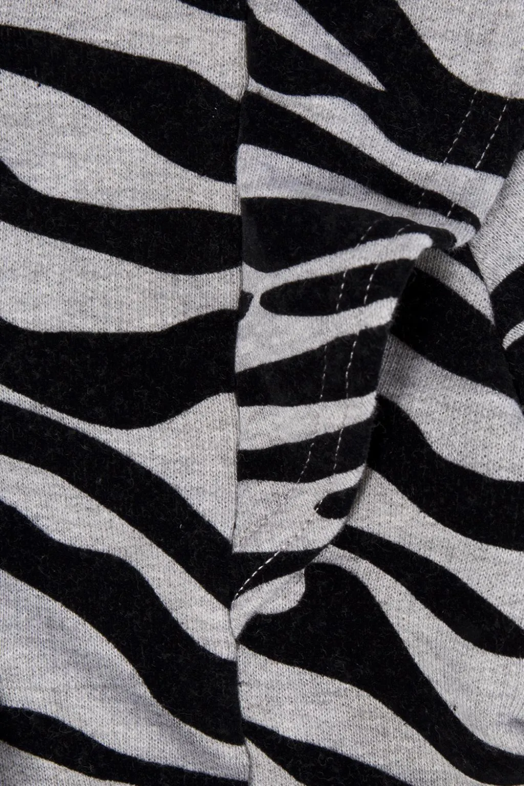 Kenzo Patterned Sweatshirt Cardigan in Light Grey