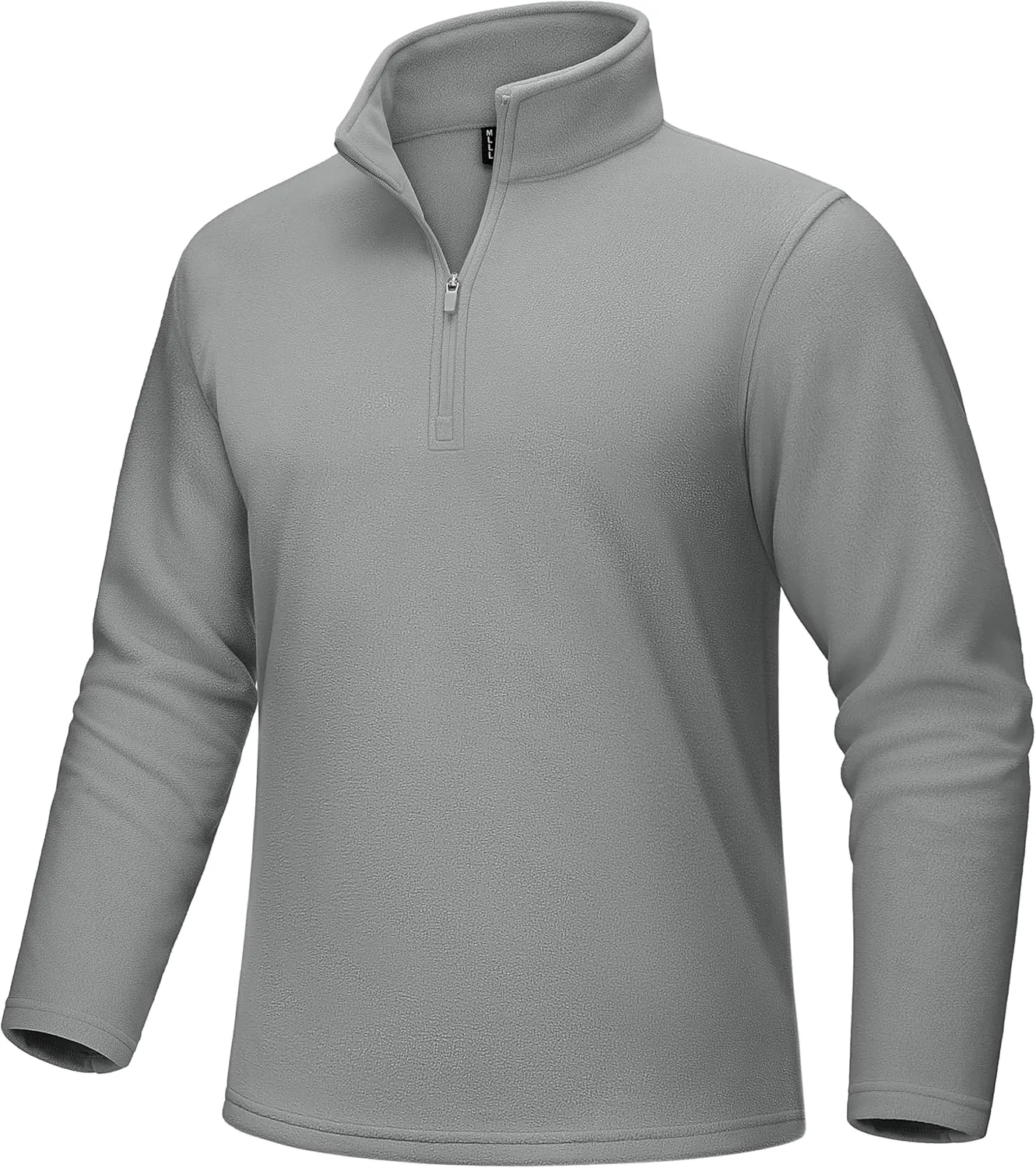 MAGCOMSEN Men's Quarter-Zip Pullover Polar Fleece Sweatshirt Stand Collar Long Sleeve Shirt for Men Thermal Winter Fall
