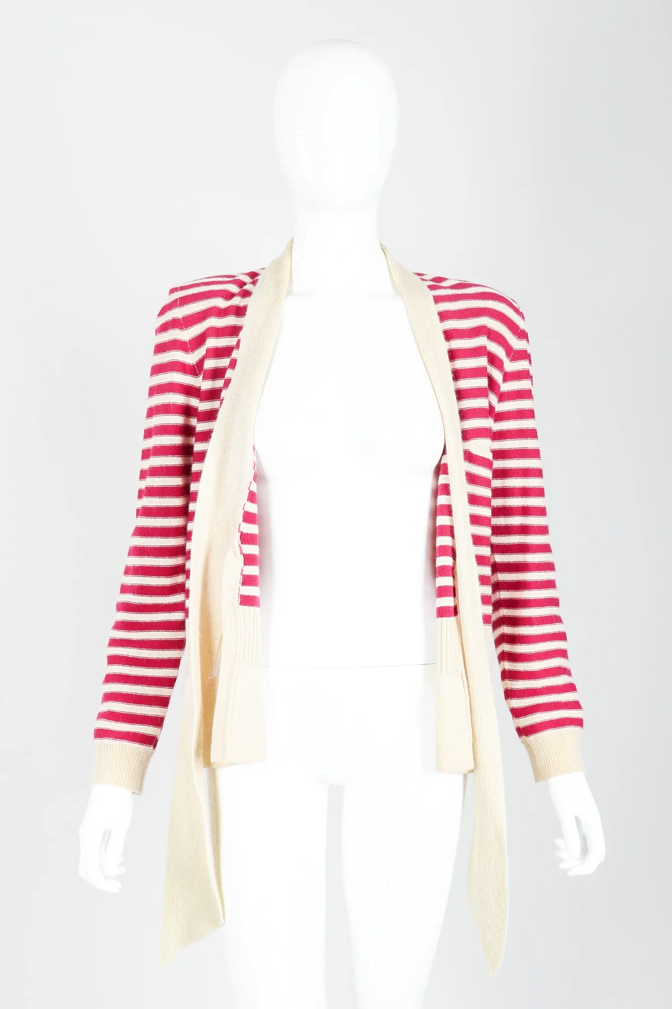 Magenta Knit Sweater & Skort Set