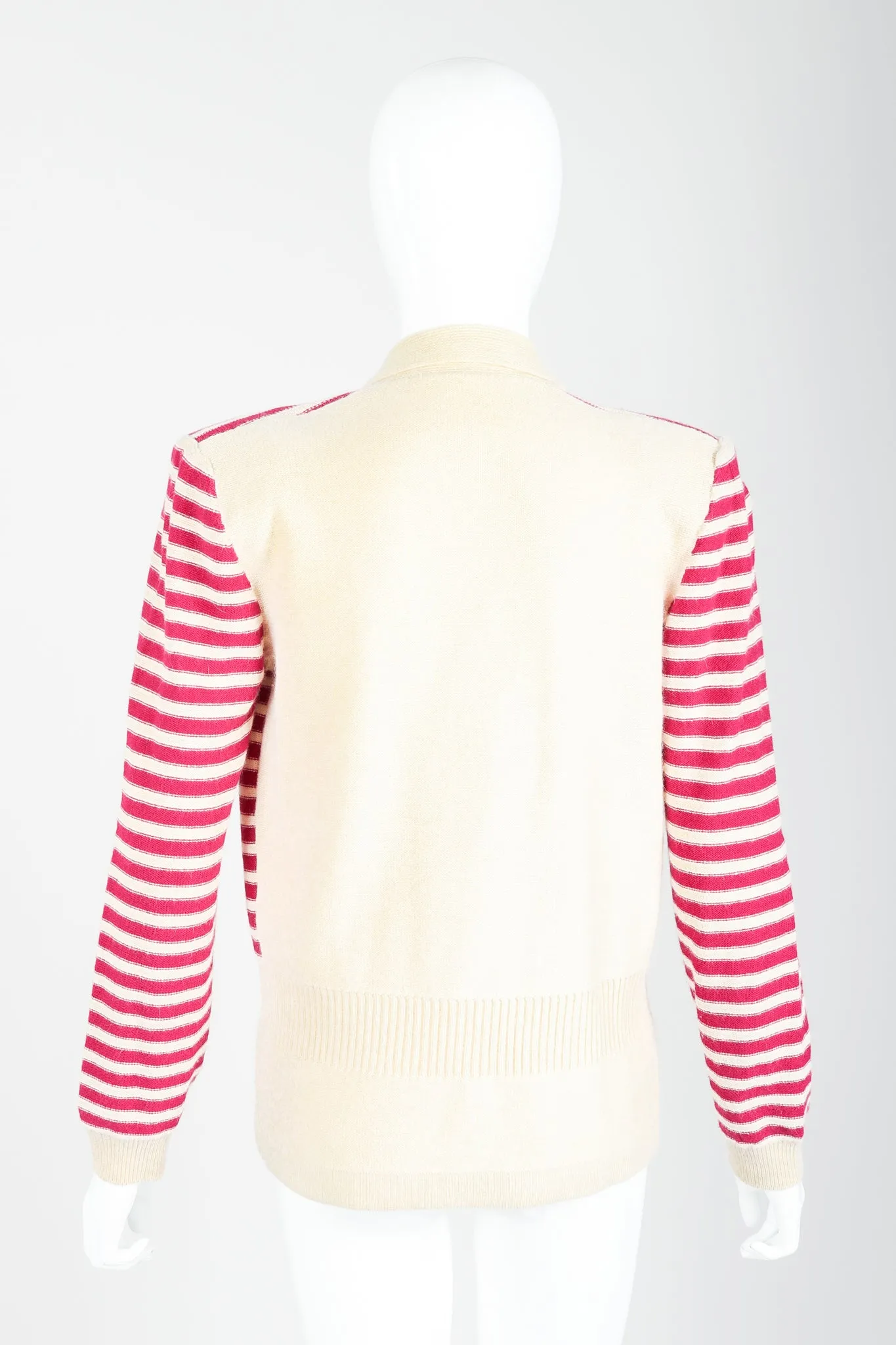 Magenta Knit Sweater & Skort Set