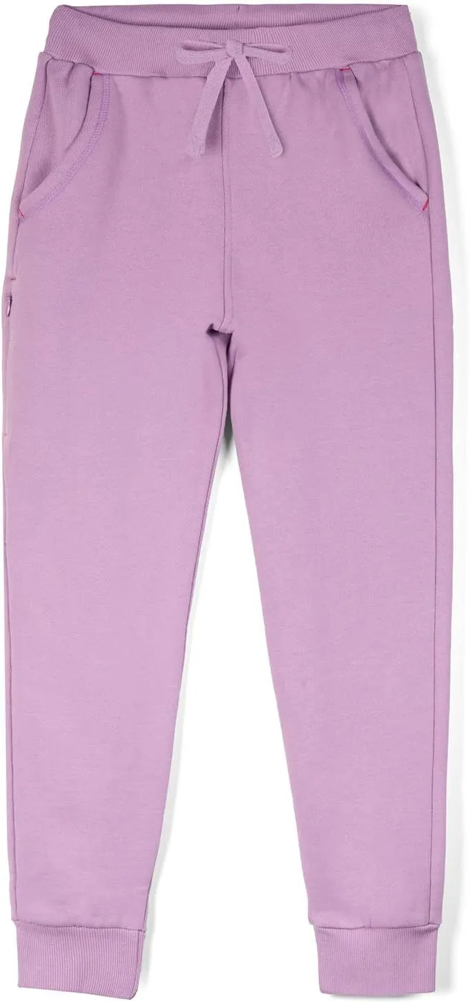 Mightly Boys and Girls' Sweatpants Joggers | Organic Cotton Soft Fleece Track Pants, Stretch Waistband, Fair Trade Certified