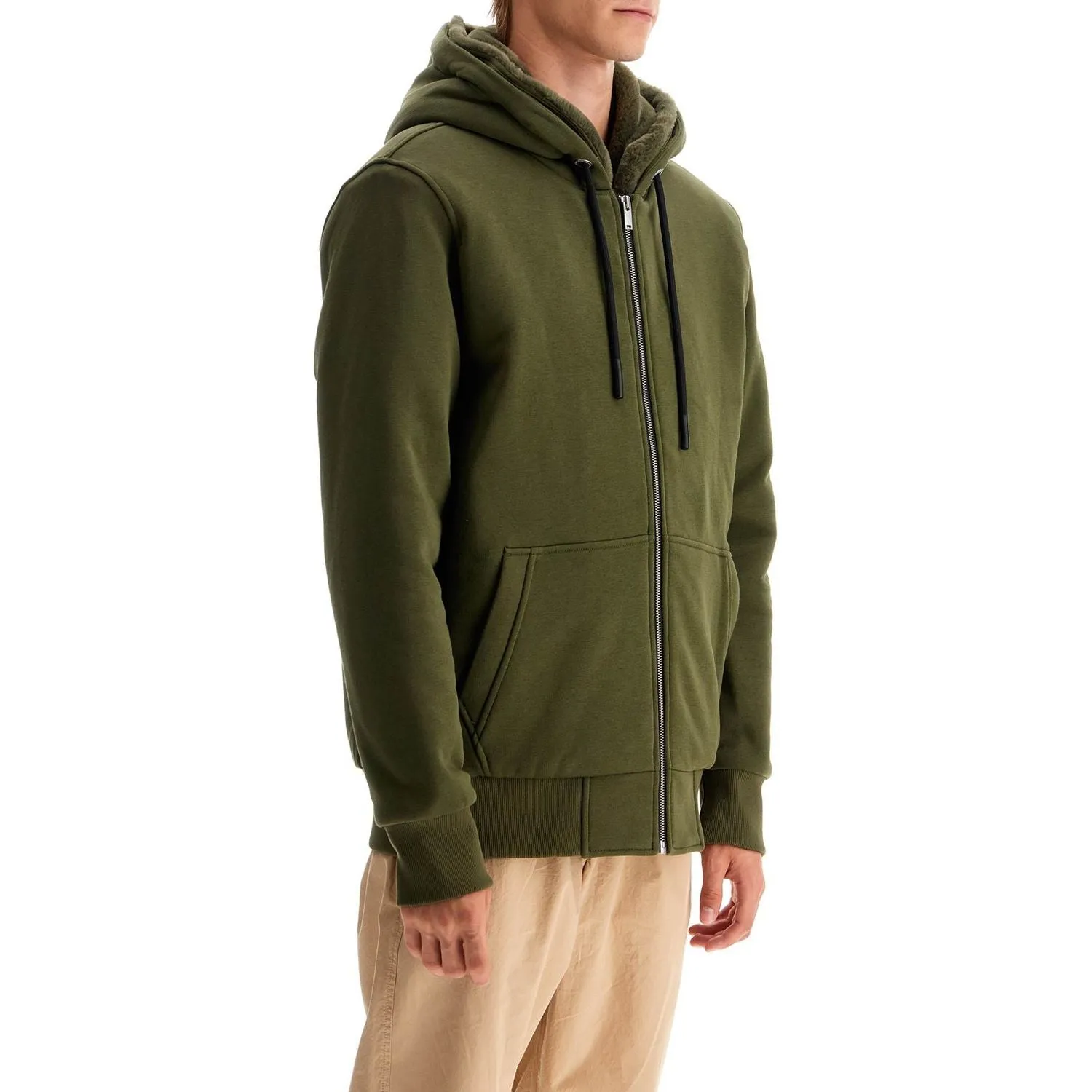Moose Knuckles classic bunny hybrid sweatshirt