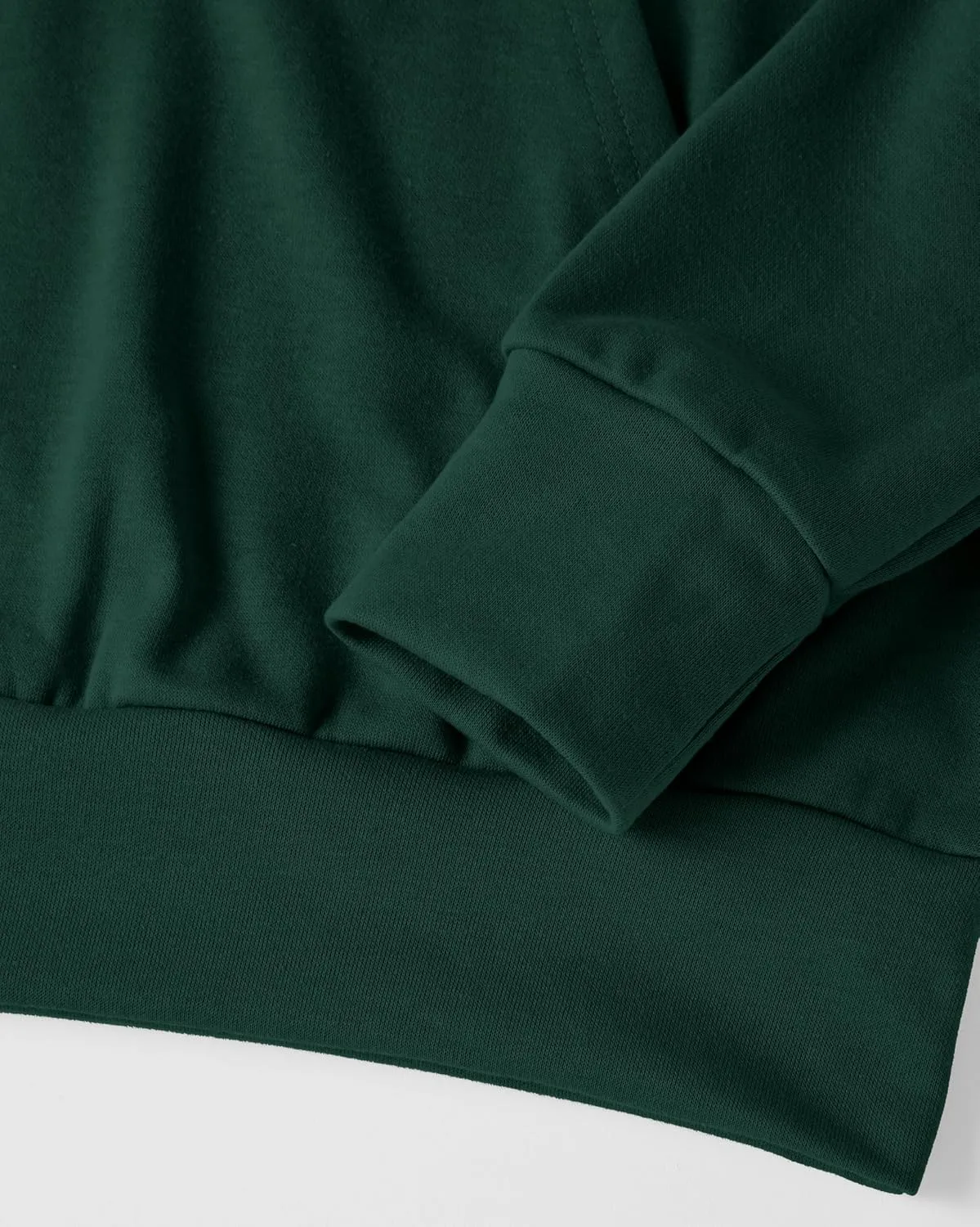 Ohoo Mens Slim Fit Basic Pullover Hoodies Sweatshirt Lightweight Long Sleeve with Kanga Pocket