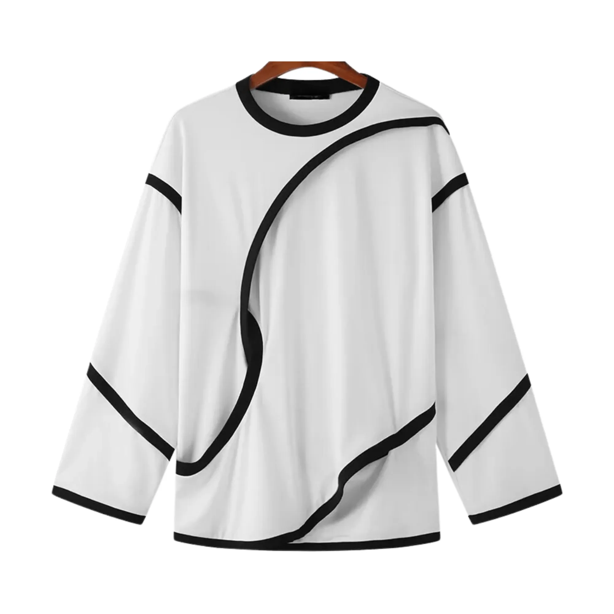 Pre Order:  Contrast Curve Cutout Sweatshirt