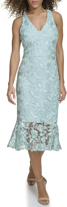 Siena Women's Floral Lace Midi Dress