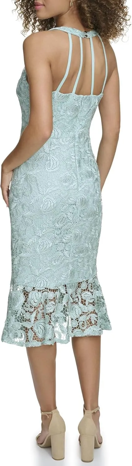 Siena Women's Floral Lace Midi Dress