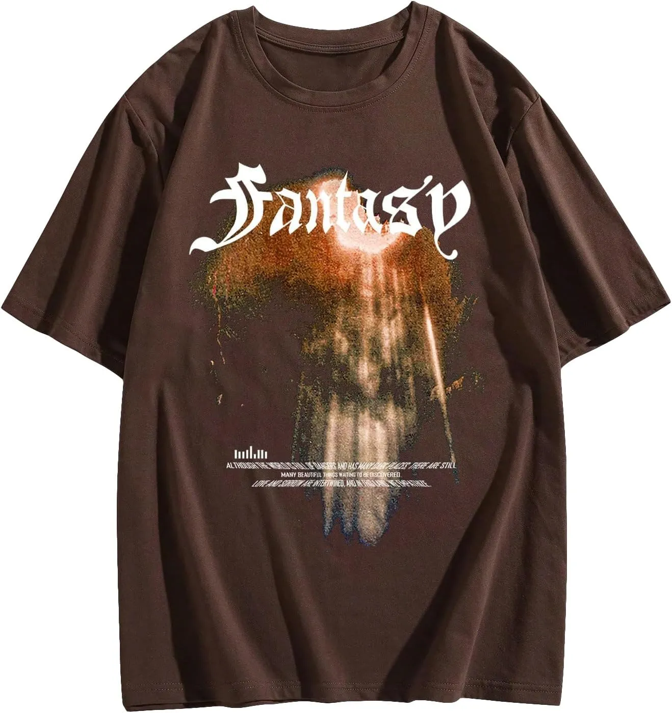 SOLY HUX Men's Letter Print Graphic T Shirt Short Sleeve Round Neck Summer Tee Tops