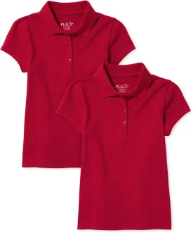 The Childrens Place Multipack Short Sleeve Pique Polo