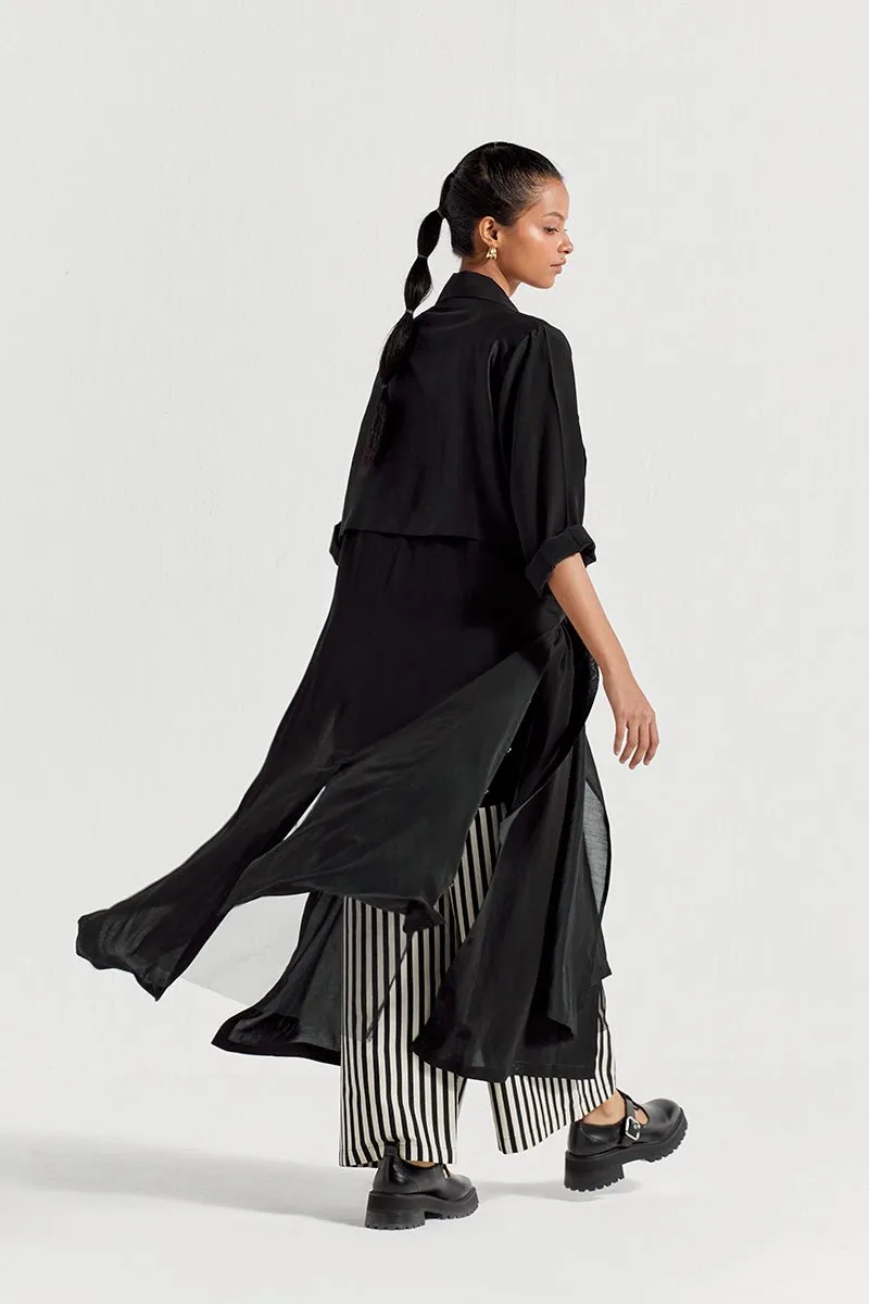 Tie Jacket Co-ord (Set of 3) - Black