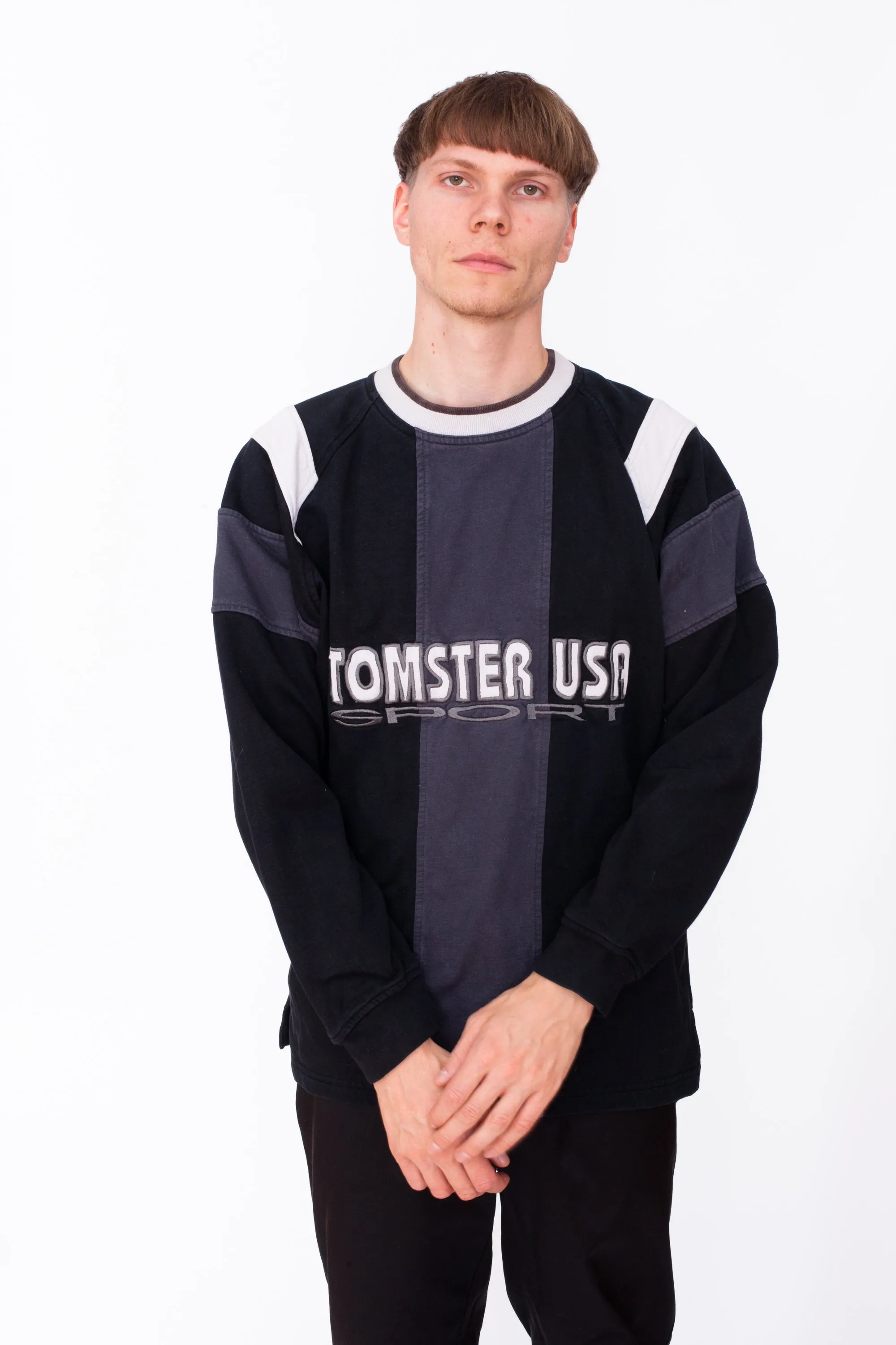 Vintage 90s Tomster Striped Sweatshirt